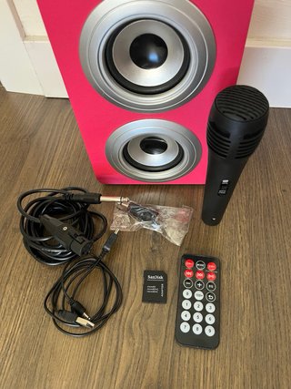 Altavoz Karaoke Dynasonic E-025 con Micrófono