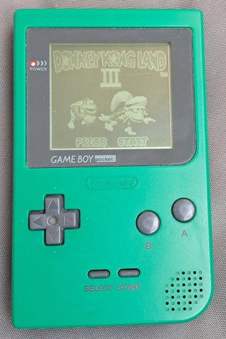 Game Boy Pocket Green JAP Boxato Matching Serial