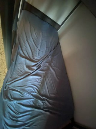 Letto a castello grigio scuro 90x200 con materassi