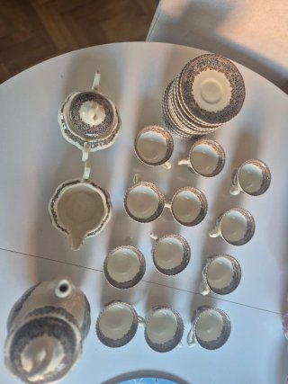 Juego de café La Cartuja de Sevilla