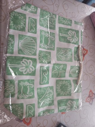 Borsa mare fantasia tropicale