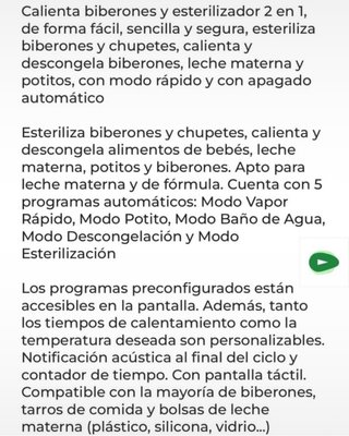 Calienta biberones y esterilizador Suavinex