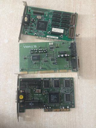 Tarjetas PCI Retro Creative y Trident