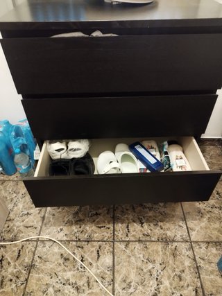 Cómoda Ikea Negra Madera