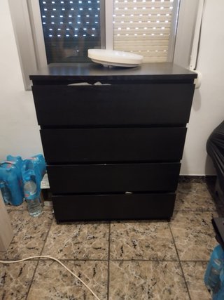Cómoda Ikea Negra Madera