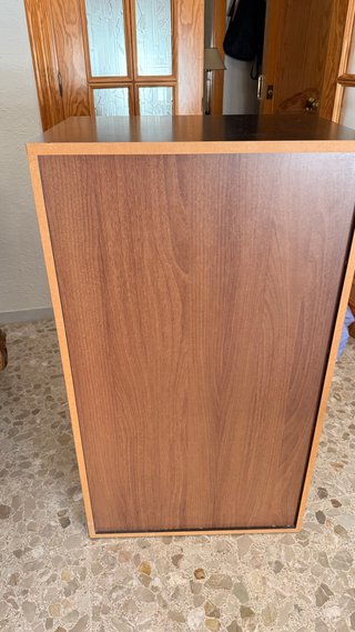 Cajonera 5 cajones beige y negro