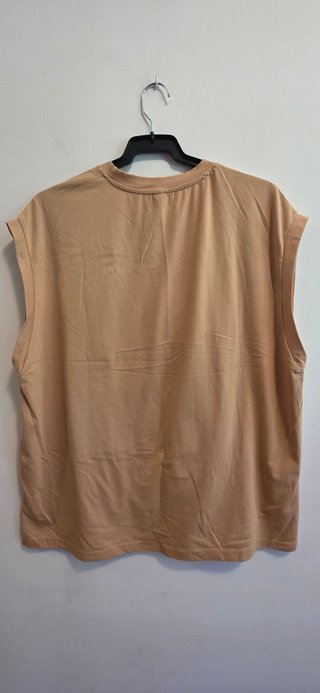 Camiseta sin mangas con estampado étnico