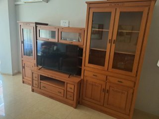Mueble de salón madera, solo el mueble