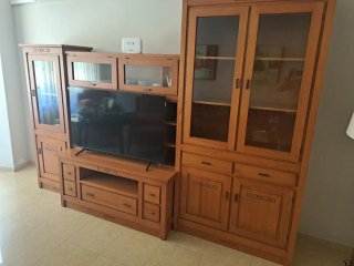 Mueble de salón madera, solo el mueble