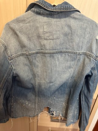 Chaqueta vaquera Hollister con pintura