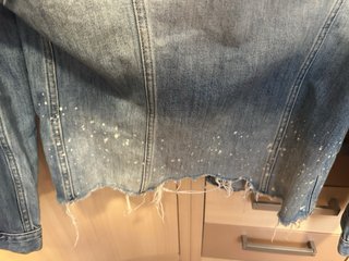 Chaqueta vaquera Hollister con pintura