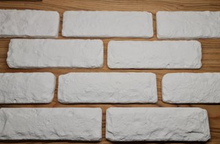Revestimiento Ladrillo Decorativo Blanco Mate