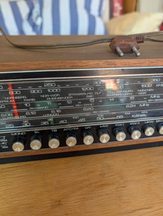 Receptor HiFi vintage alemán Senator VT 313 años70