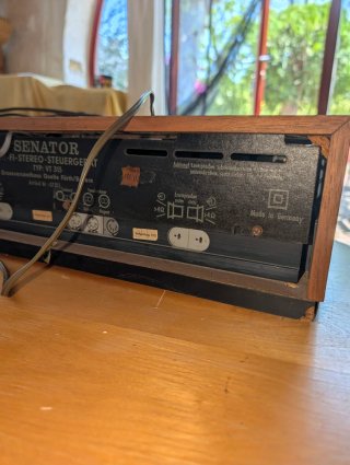 Receptor HiFi vintage alemán Senator VT 313 años70