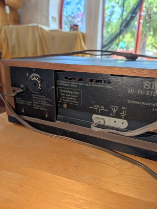 Receptor HiFi vintage alemán Senator VT 313 años70