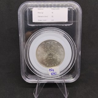 MONEDA DE PLATA 15 gr. 100 ESCUDOS PORTUGAL