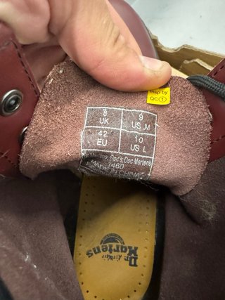 Botas Dr. Martens granates