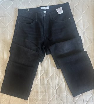 Pantalones Vaqueros Negros SMOG DENIM Talla M