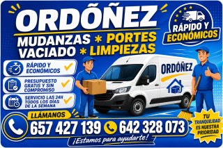 Vaciados portes mudanzas