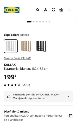 Estantería Ikea Kallax Blanca