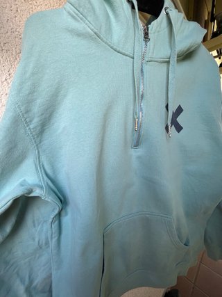 Sudadera Blue Banana Media Cremallera Azul Teal