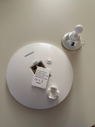 Espejo Pritech LED 5x Aumento BCM-1299