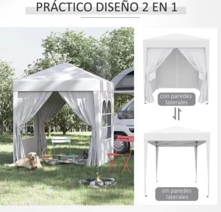 Carpa Plegable 2x2 con Laterales