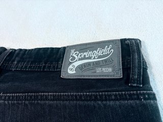 Pantalones vaqueros Springfield negros T40