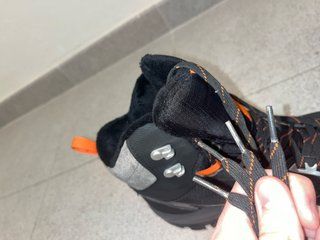 Botas de Nieve Quechua Negras y Naranja