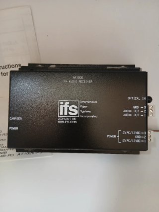 Transmisor y Receptor de sonido por Fibra Óptica