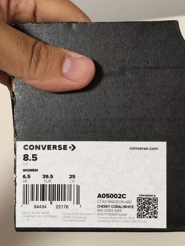 T39,5 Converse All Star  Salmón