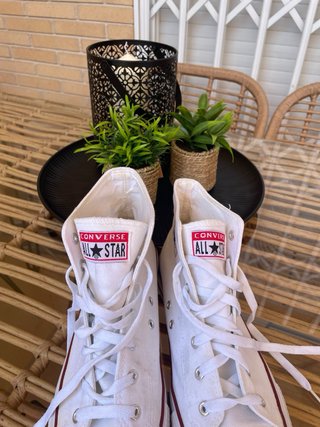 Zapatillas Bota Blancas