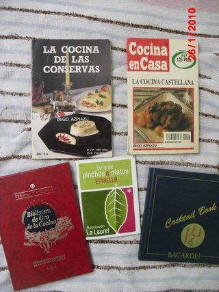 LIBROS DE COCINA 10€ TODOS o 5€ CADA FOTO
