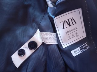 TRAJE AZUL OSCURO + CORBATA ZARA T.38/48
