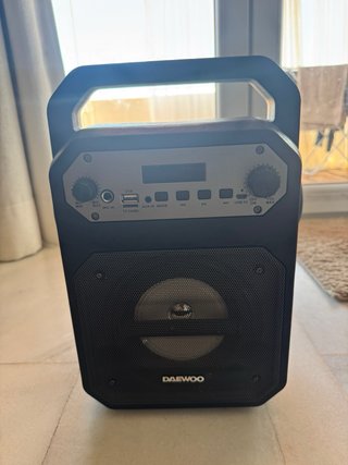 Altavoz Karaoke Daewoo Negro/Gris
