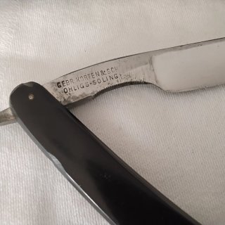 Rasoio vintage Solingen con scatola