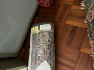 Tappeto lana e viscosa come nuovo 103x48