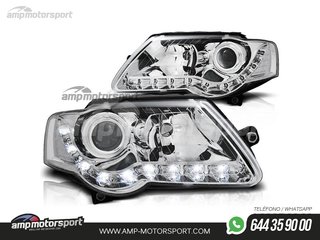FAROS DELANTEROS LUZ DIURNA LED PARA VOLKSWAGEN PASSAT 3C