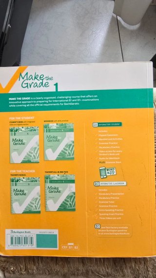 Make the Grade Bachillerato 1. Student's book