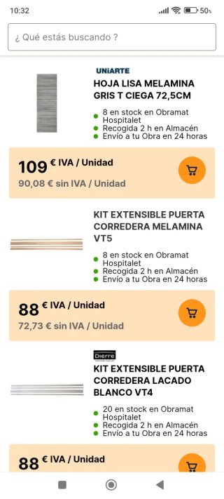 Puerta corredera completa madera