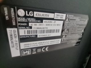 TV LG 43 4K HDR Smart TV Negro