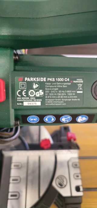 Sierra de mesa Parkside 1500W
