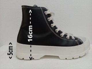 Botines Zapatillas Chica Negro Blanco