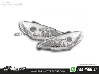 FAROS DELANTEROS LUZ DIURNA LED PARA PEUGEOT 206