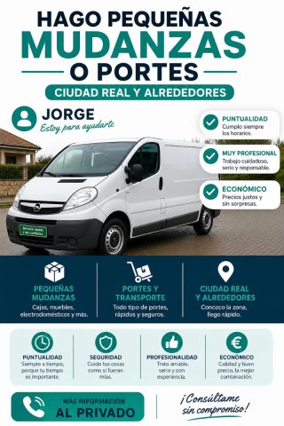 Hago pequeñas mudanzas
