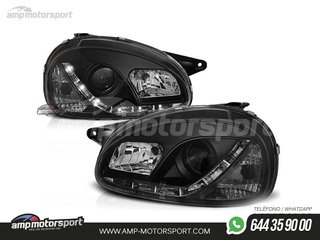 FAROS DELANTEROS LUZ DIURNA LED PARA OPEL CORSA B