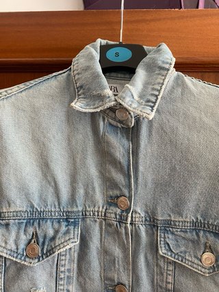 Cazadora Vaquera Desgastada Talla M