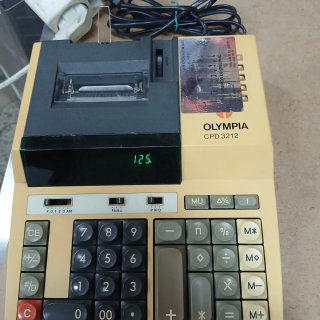 Calculadora Olympia CPD 3212 Beige/Negra