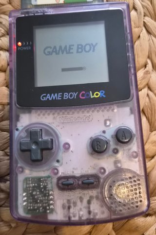 Game Boy Color Viola + Hamtaro + Batteria