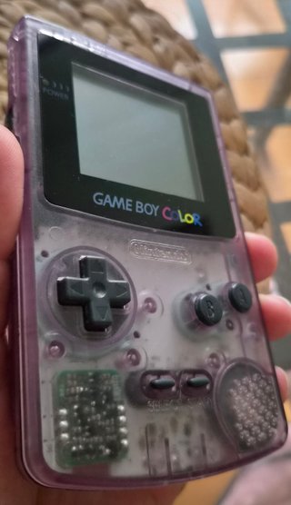 Game Boy Color Viola + Hamtaro + Batteria